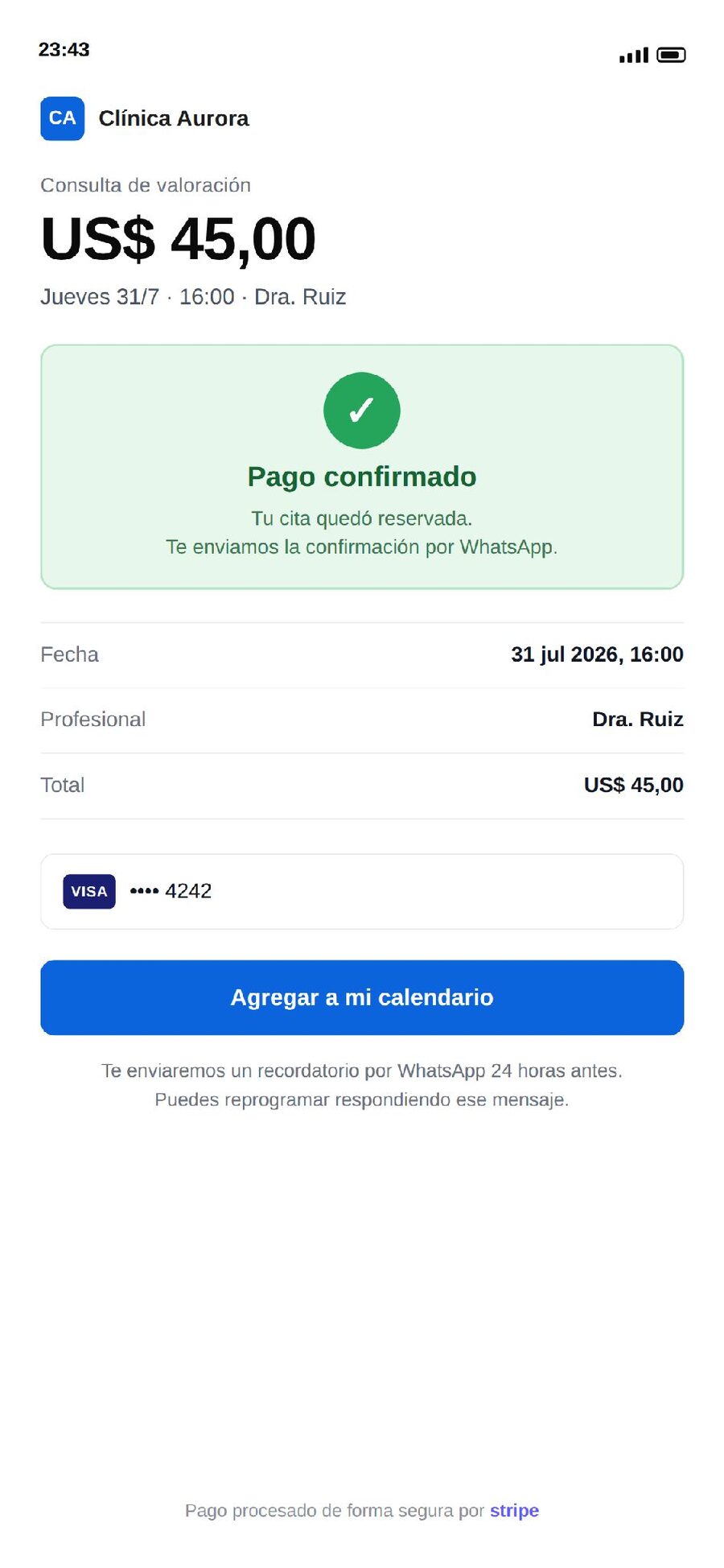 3 · Reserva y paga